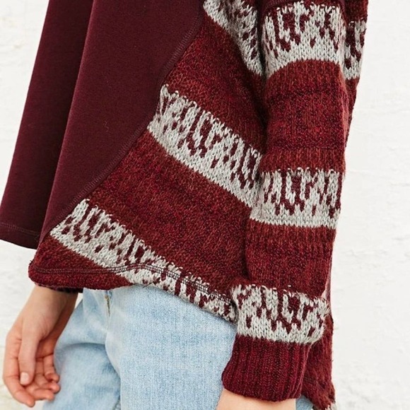 Free People Angel French Terry Panel Sweater - Picture 3 of 8